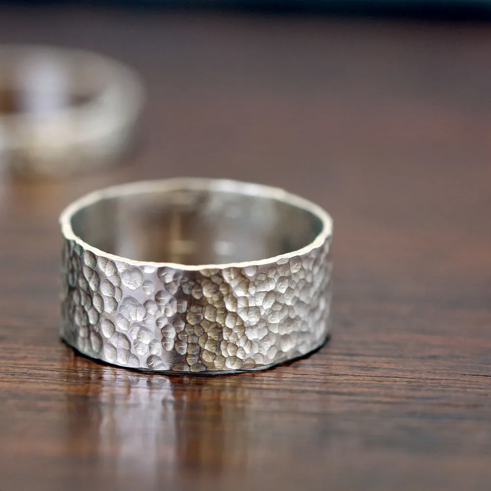 Hammered Silver Ring