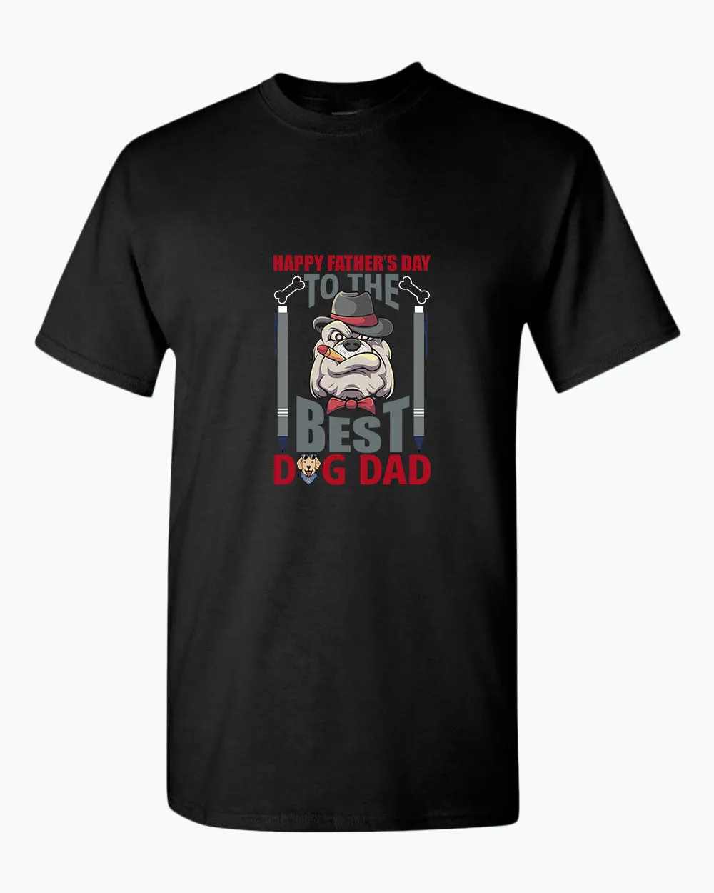 Happy father's day to the best dog dad t-shirt daddy dog t-shirt