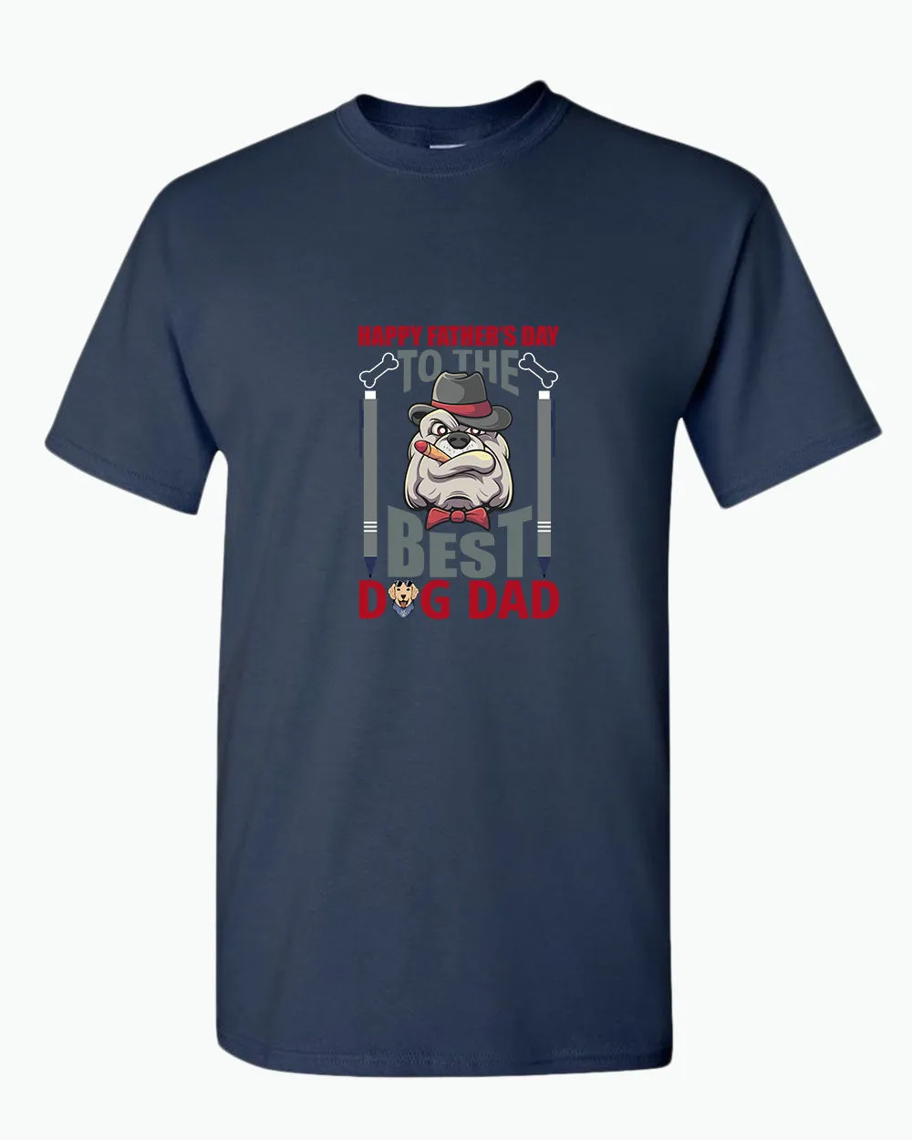 Happy father's day to the best dog dad t-shirt daddy dog t-shirt