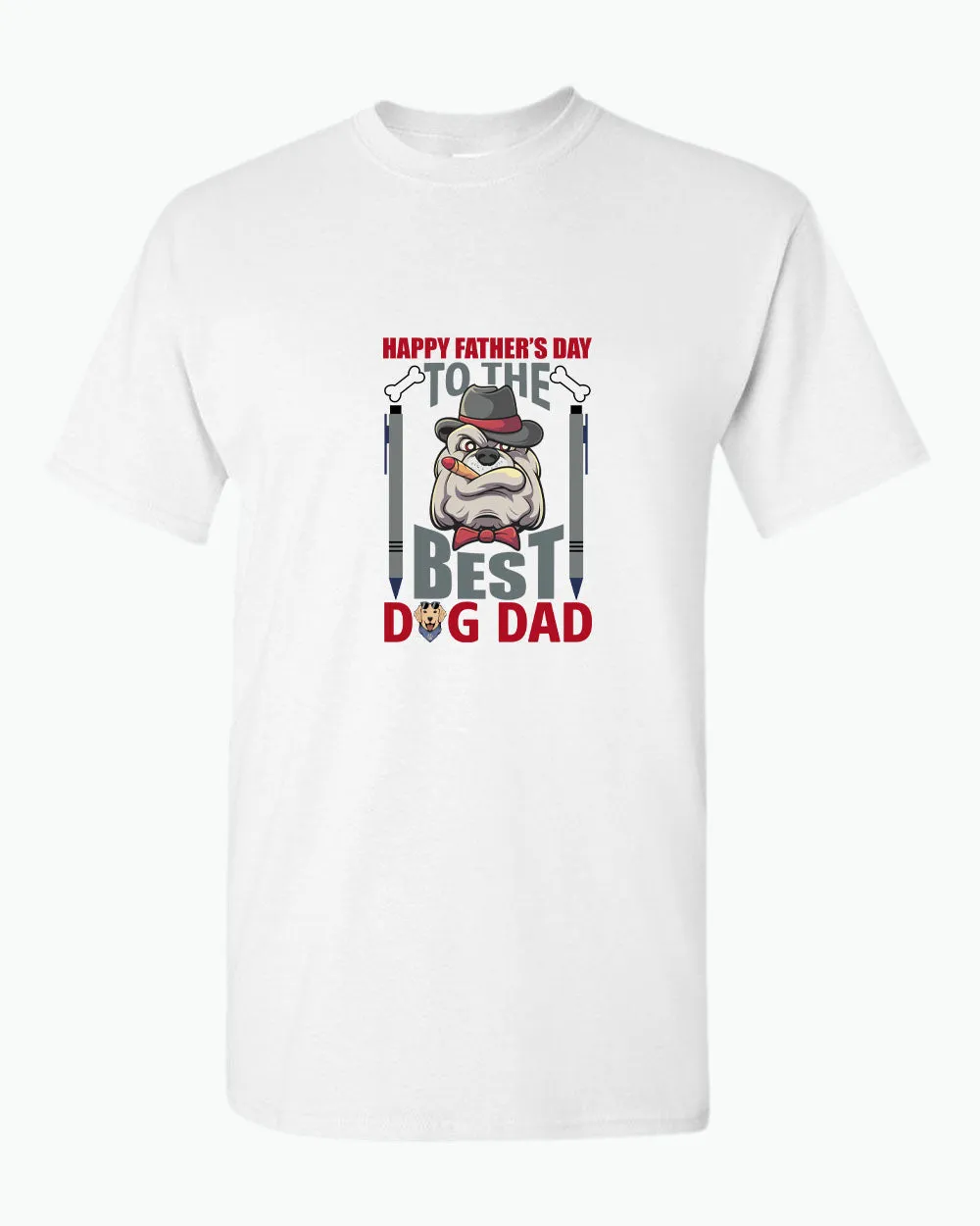 Happy father's day to the best dog dad t-shirt daddy dog t-shirt