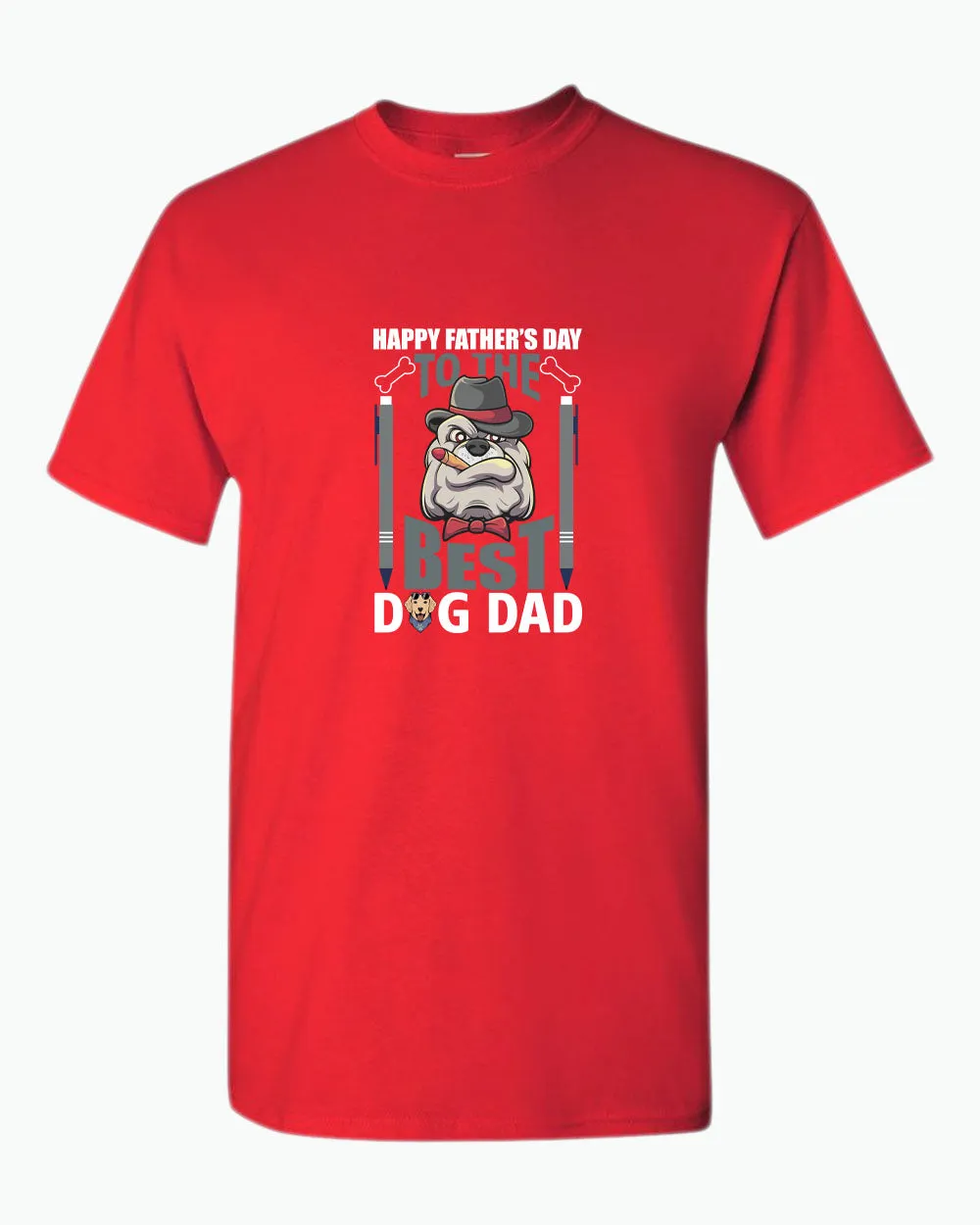 Happy father's day to the best dog dad t-shirt daddy dog t-shirt