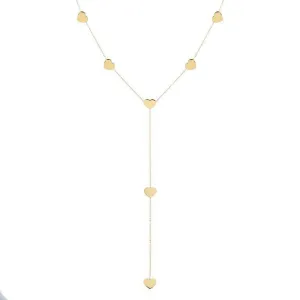Heart Lariat 14K