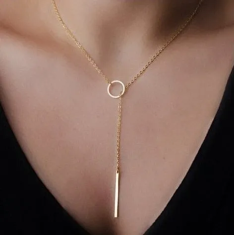 Heart Leaf Moon Pendant Necklace