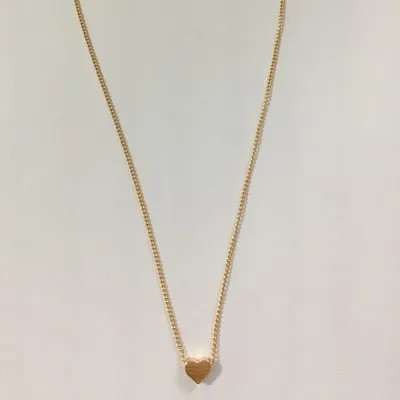 Heart Leaf Moon Pendant Necklace