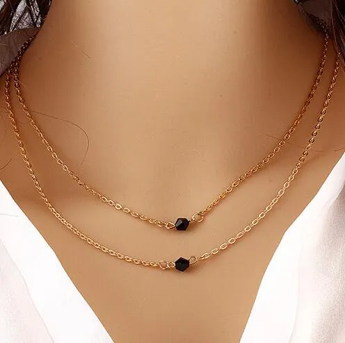 Heart Leaf Moon Pendant Necklace