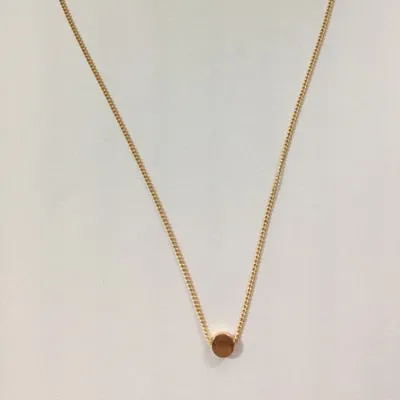Heart Leaf Moon Pendant Necklace