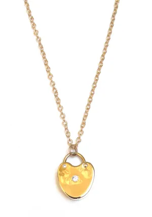 Heart Lock Pendant