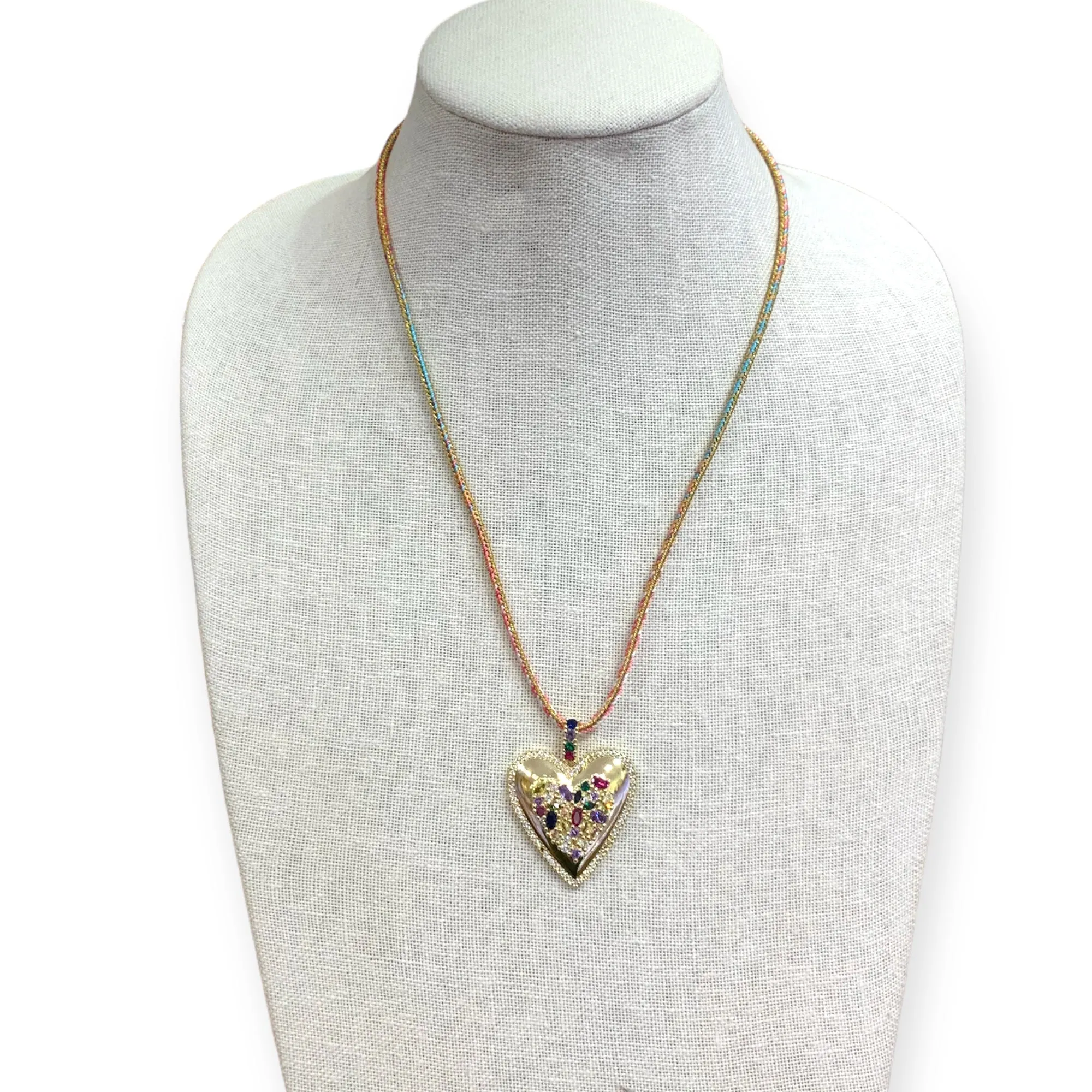 Heart Pendant Necklace | 21"
