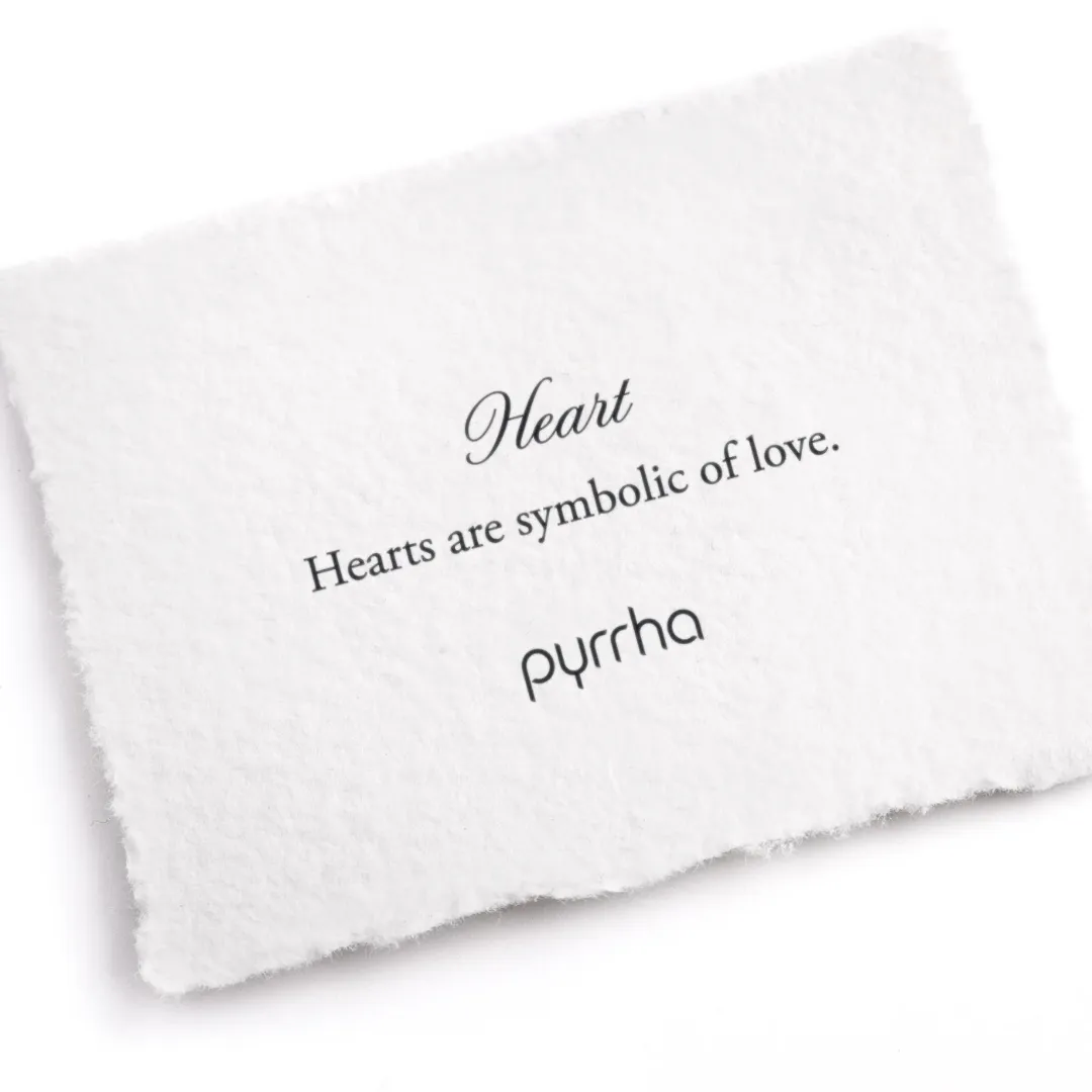 Heart Symbol Silver Charm