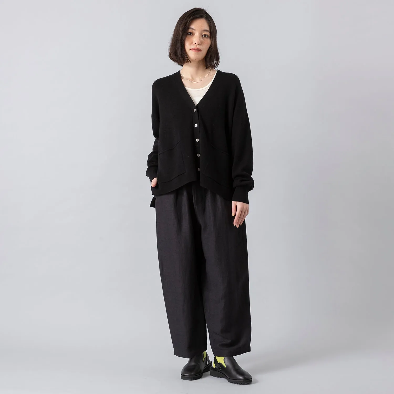 HEAVENLY | ヘブンリー　Linen Rayon Wide Tapered Pants