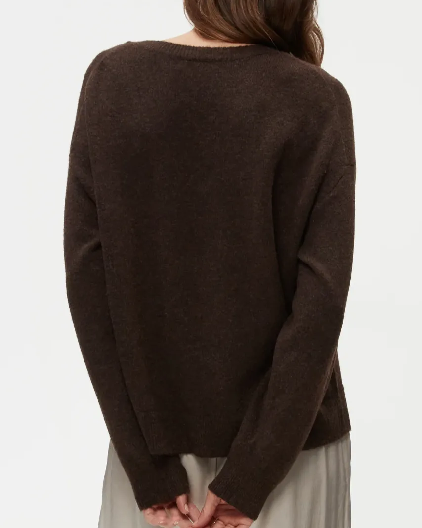 Hendrix V-Neck Sweater in Java | Michael Stars