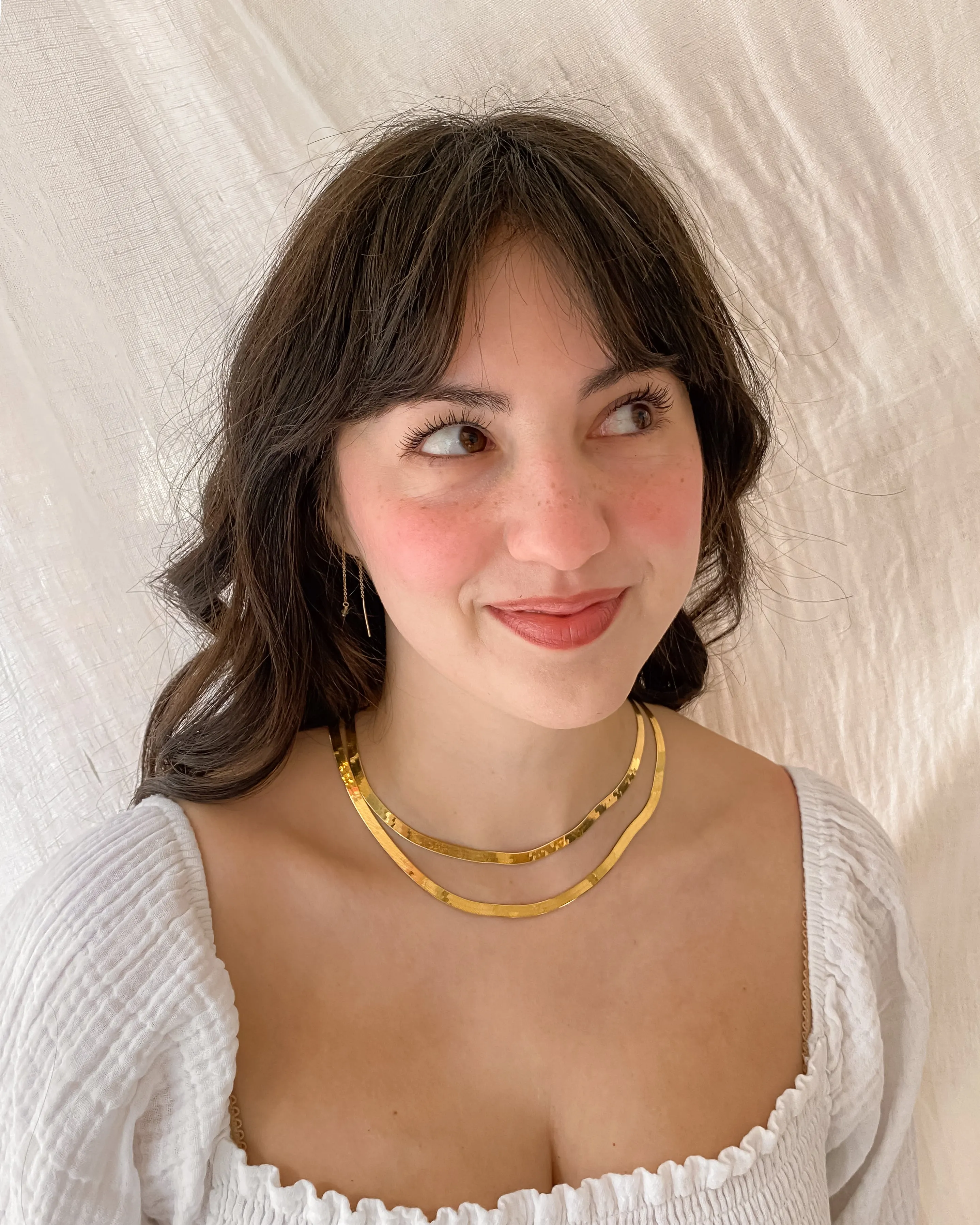 Herringbone Chains | Recycled 14K Gold