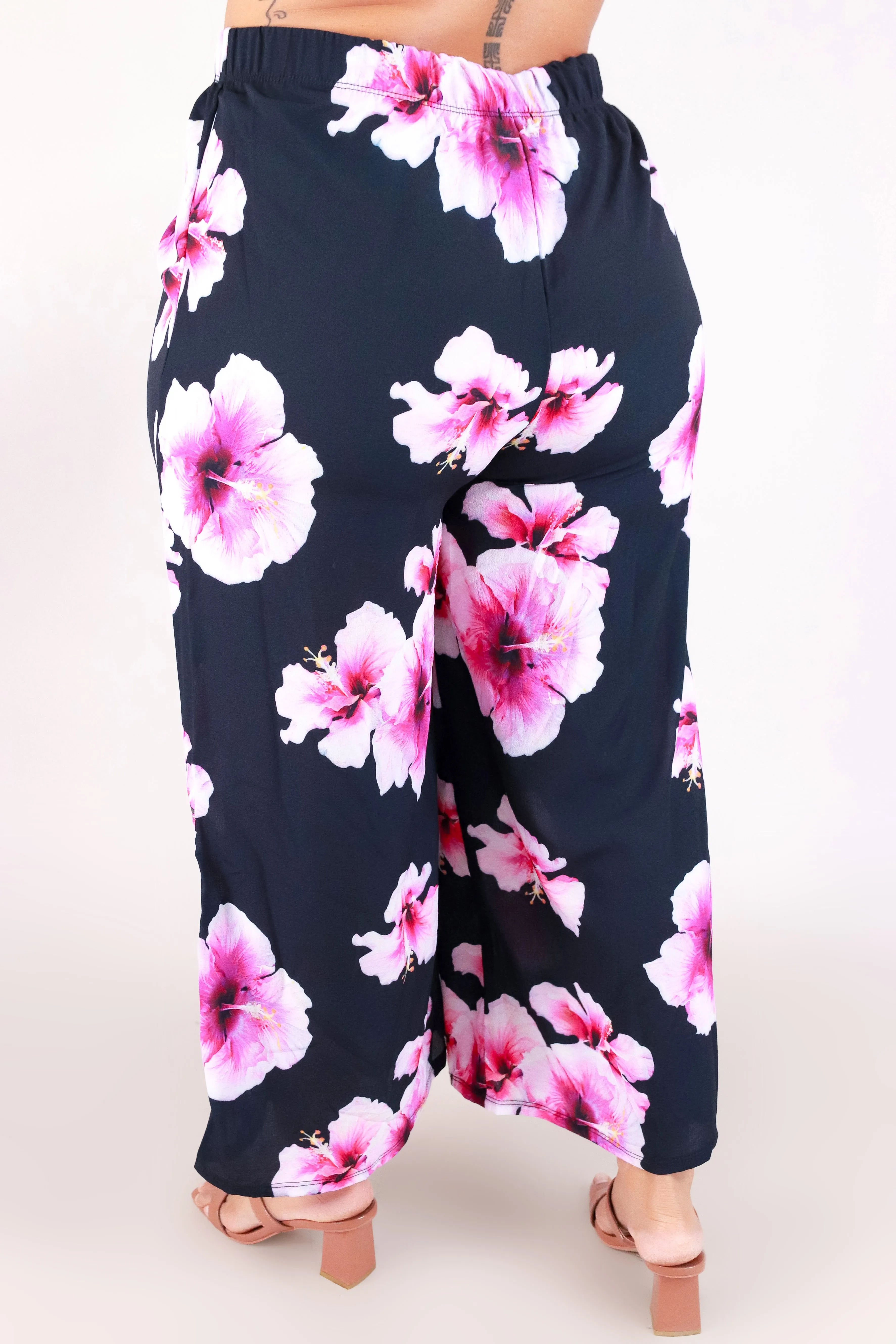 HIBISCUS WIDE LEG PANTS