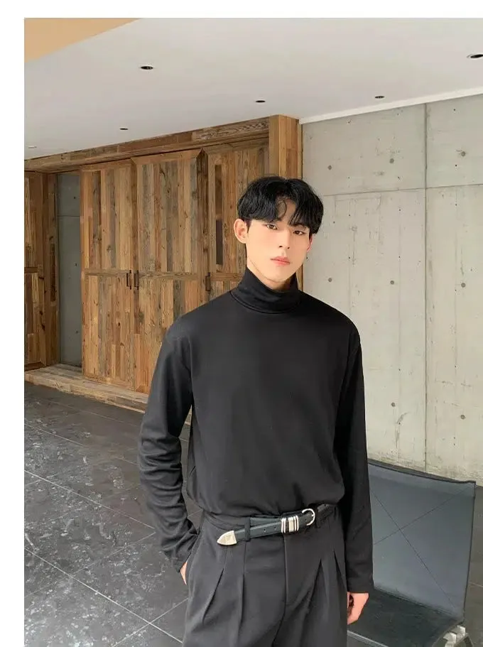 High Neck Long Sleeve Pullover