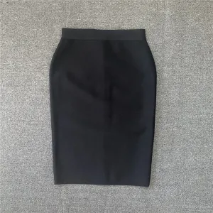High Quality Women's Bandage Skirt Elegant Pencil Skirt Sexy Club Party Office Wear Vintage Skirts