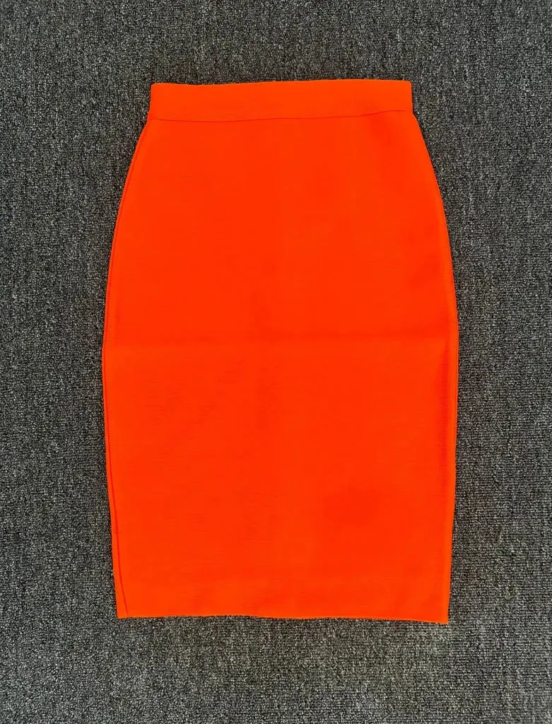 High Quality Women's Bandage Skirt Elegant Pencil Skirt Sexy Club Party Office Wear Vintage Skirts