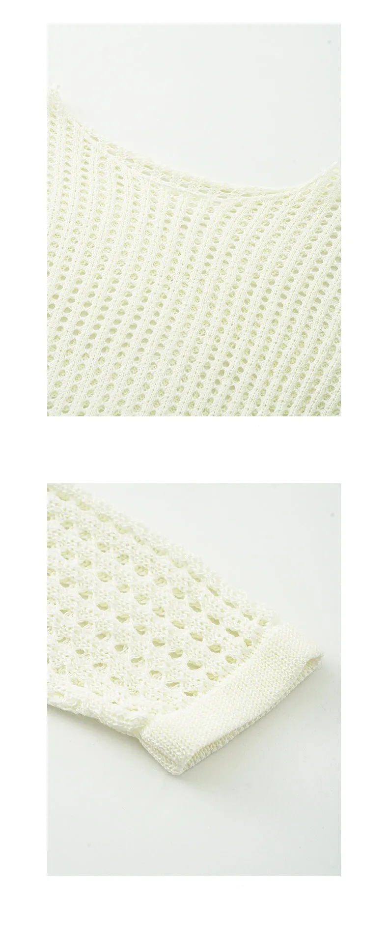 Hollow-out sweater