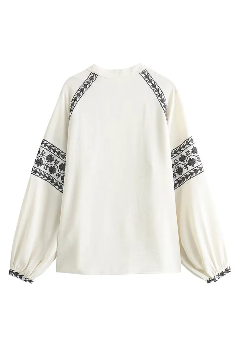 HTS1097 Boho Chic Blouse