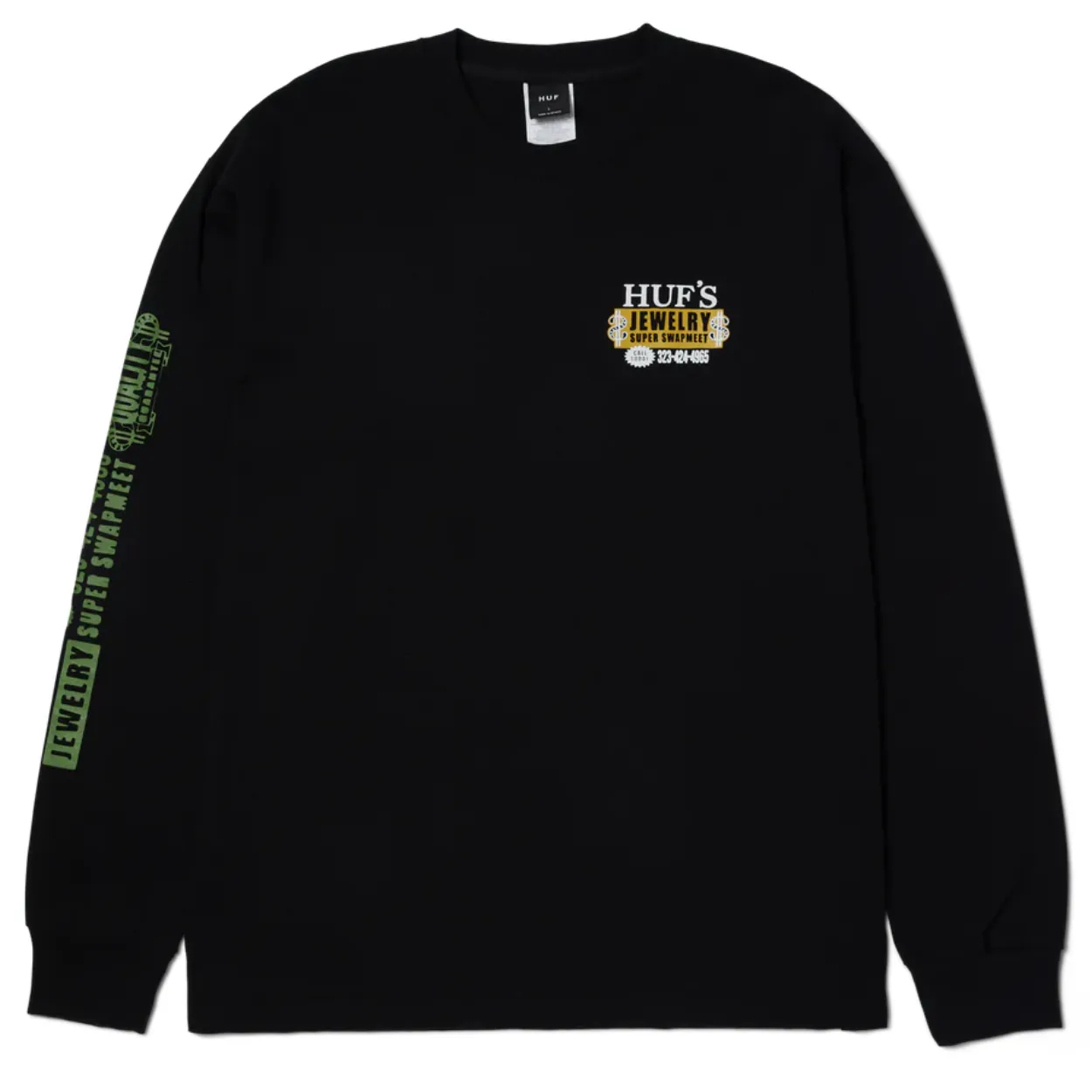 HUF Jewelry Long Sleeve T-Shirt | Black
