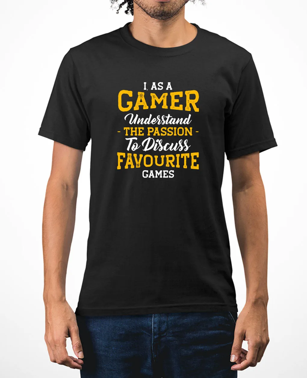 I as a gamer understand the passion funny geek t-shirt video game tee