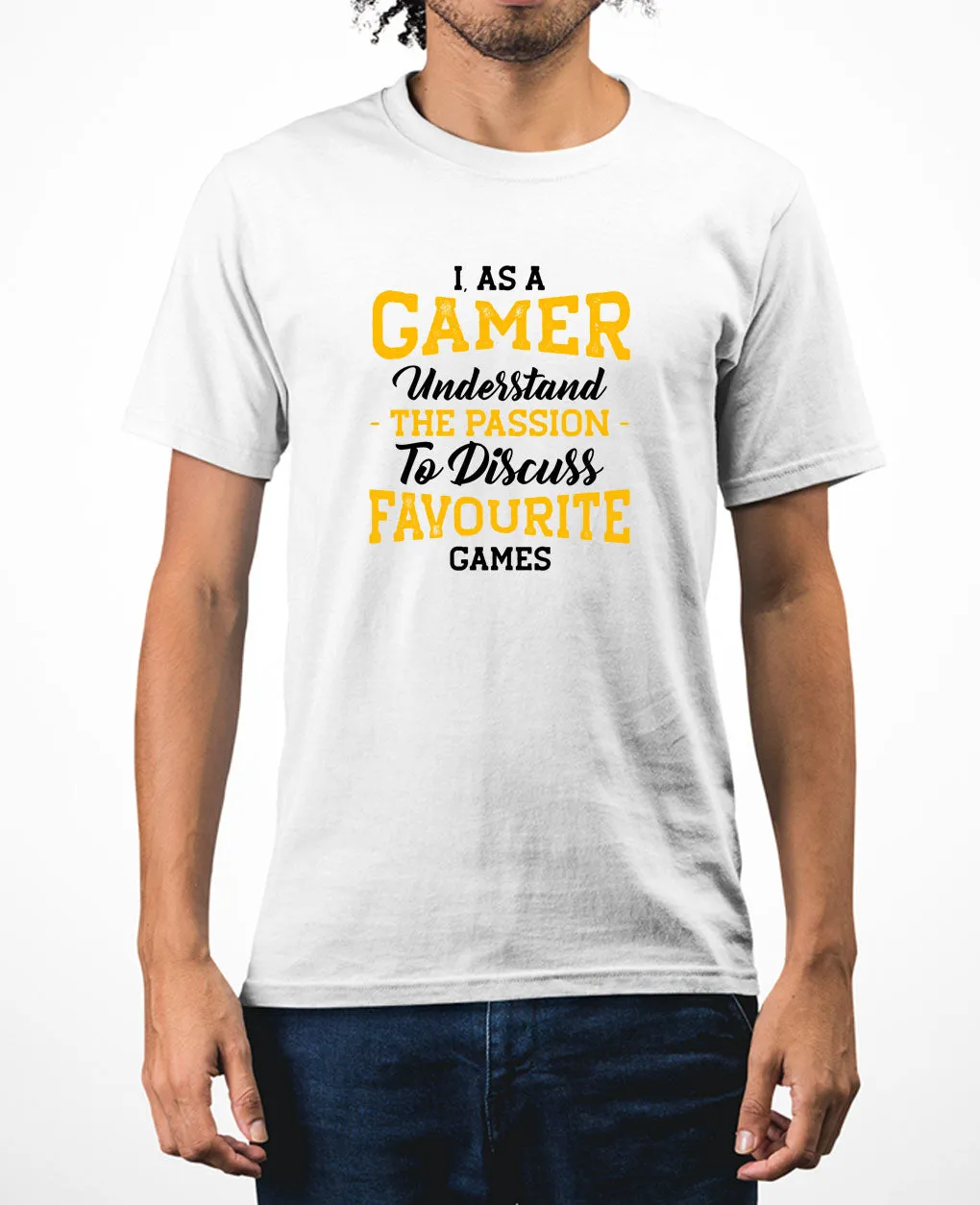 I as a gamer understand the passion funny geek t-shirt video game tee