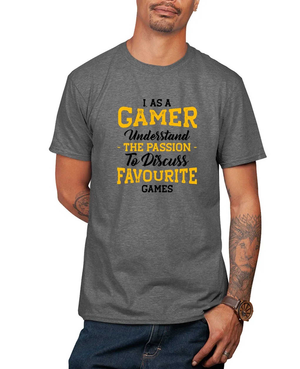 I as a gamer understand the passion funny geek t-shirt video game tee