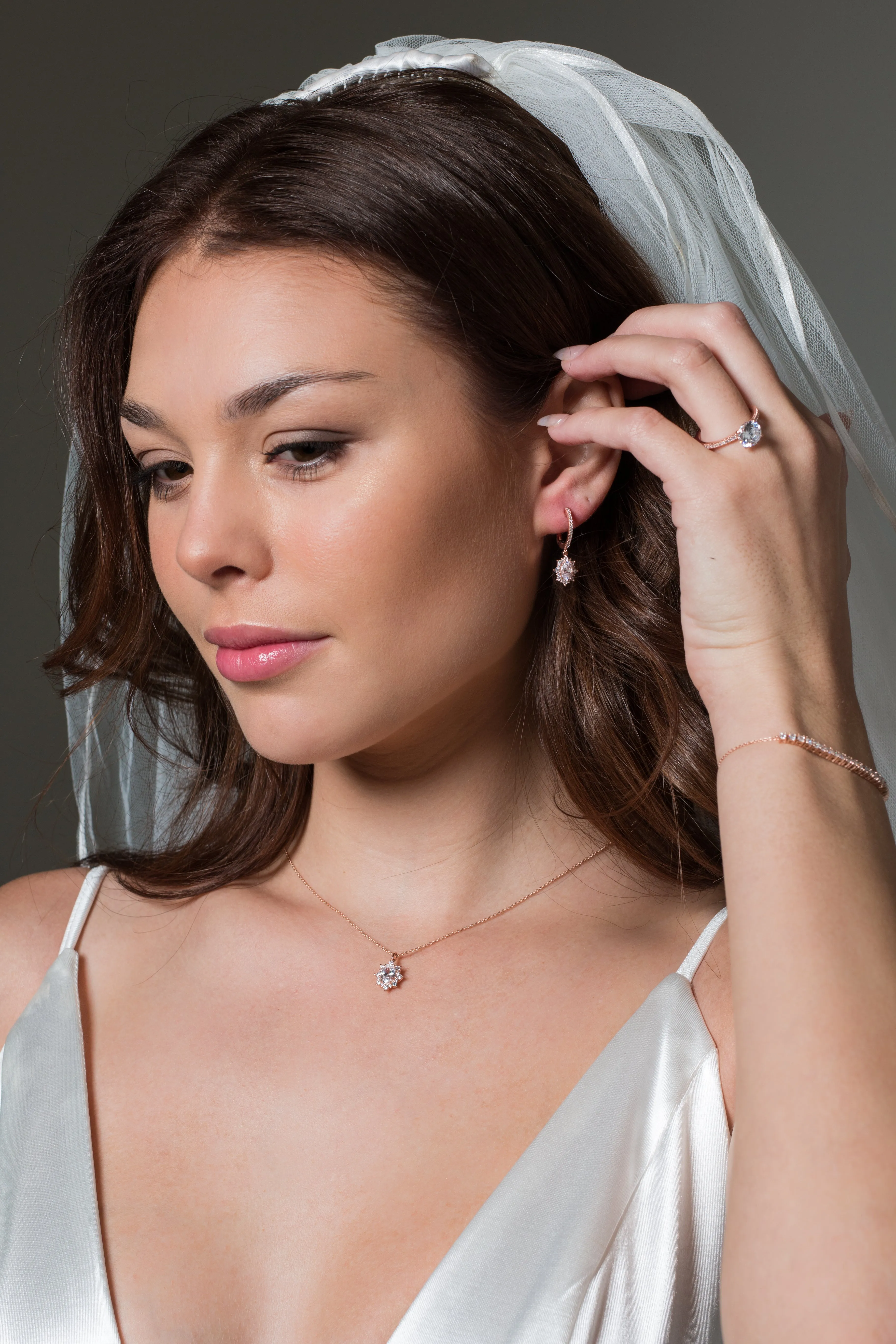 ICONIC BRIDAL FRANCESCA RING ROSE GOLD