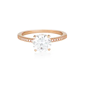 ICONIC BRIDAL FRANCESCA RING ROSE GOLD