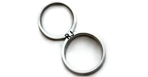 Initials Commitment ring set