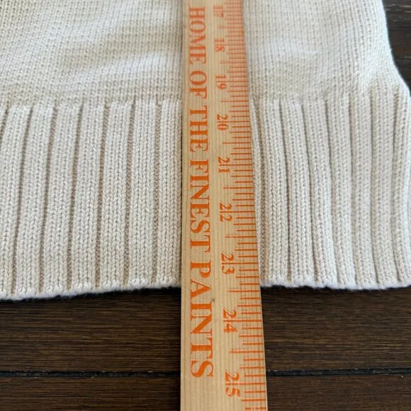 J. Crew Cotton turtleneck sweater S