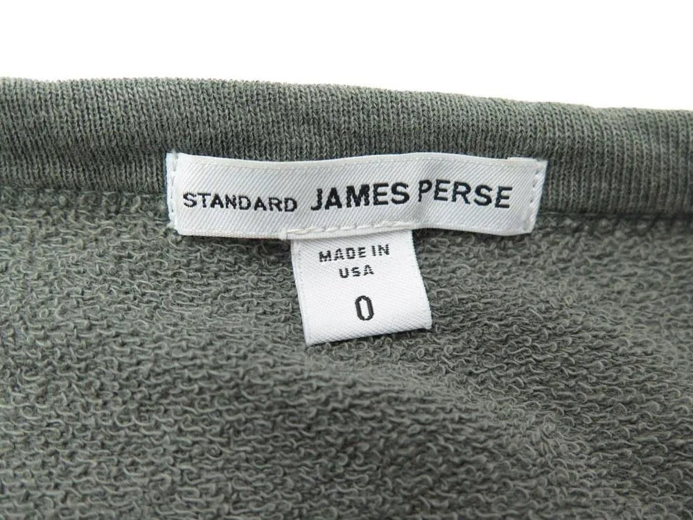 James Perse Women's Sweater: Green 100% Cotton Size 0, Pre-owned
