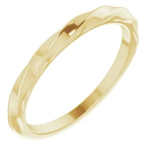 JDSP52368 - TWISTED STACKABLE RING