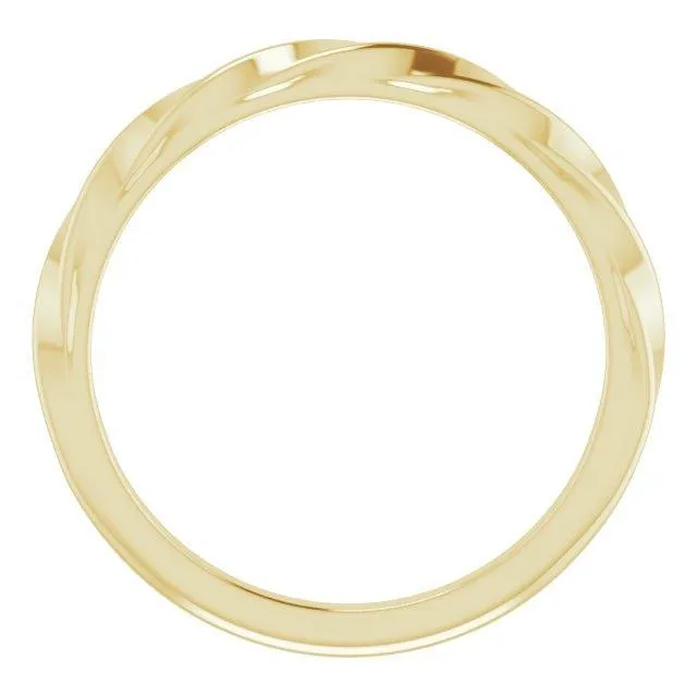 JDSP52368 - TWISTED STACKABLE RING