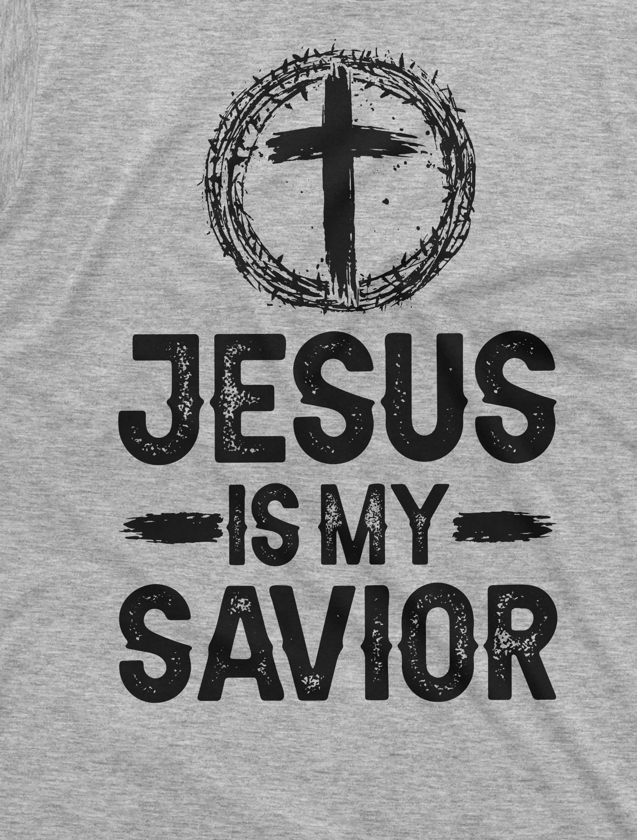 Jesus is my savior T-shirt Religion Jesus Christ church tee shirt Birthday Gift religious teeshirt