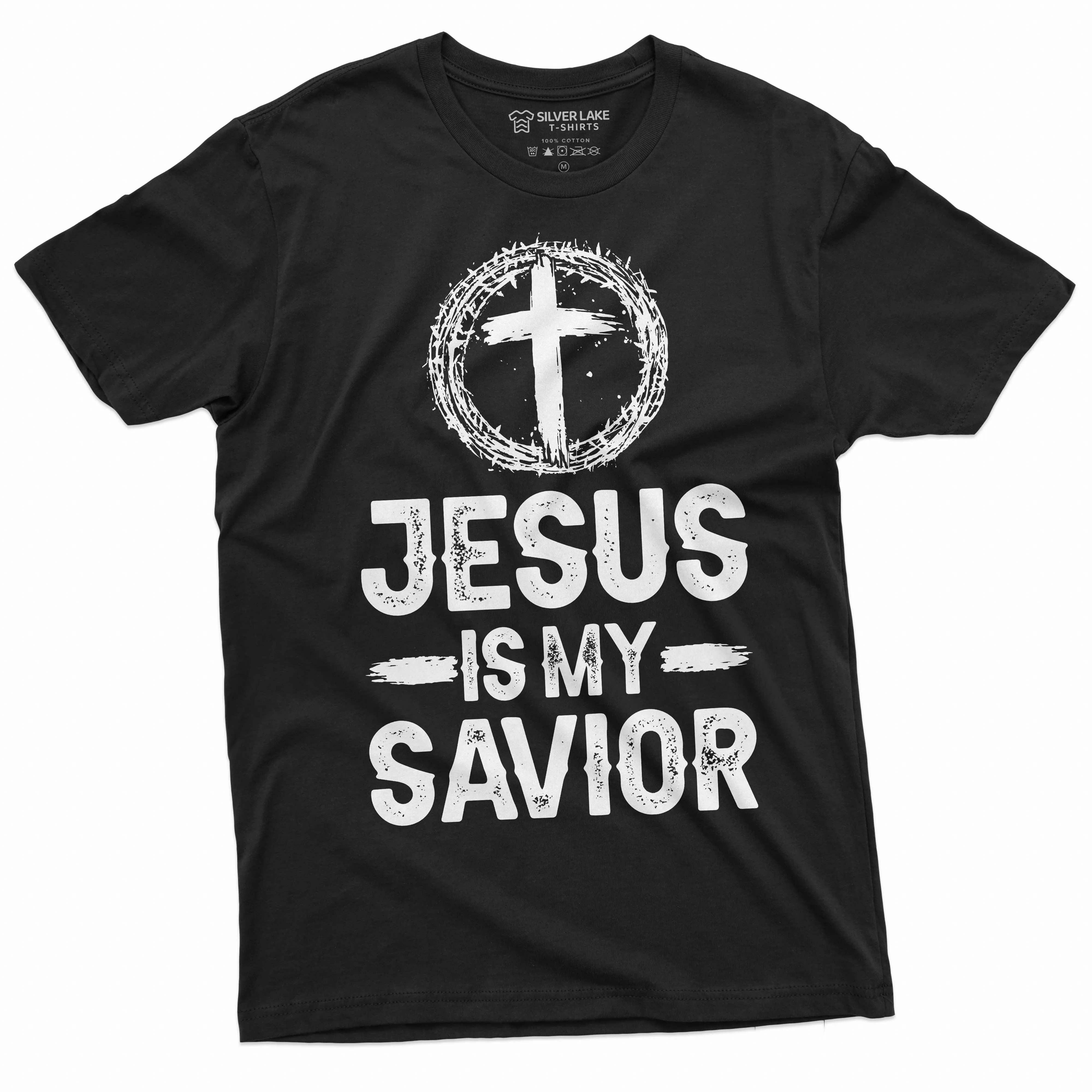 Jesus is my savior T-shirt Religion Jesus Christ church tee shirt Birthday Gift religious teeshirt