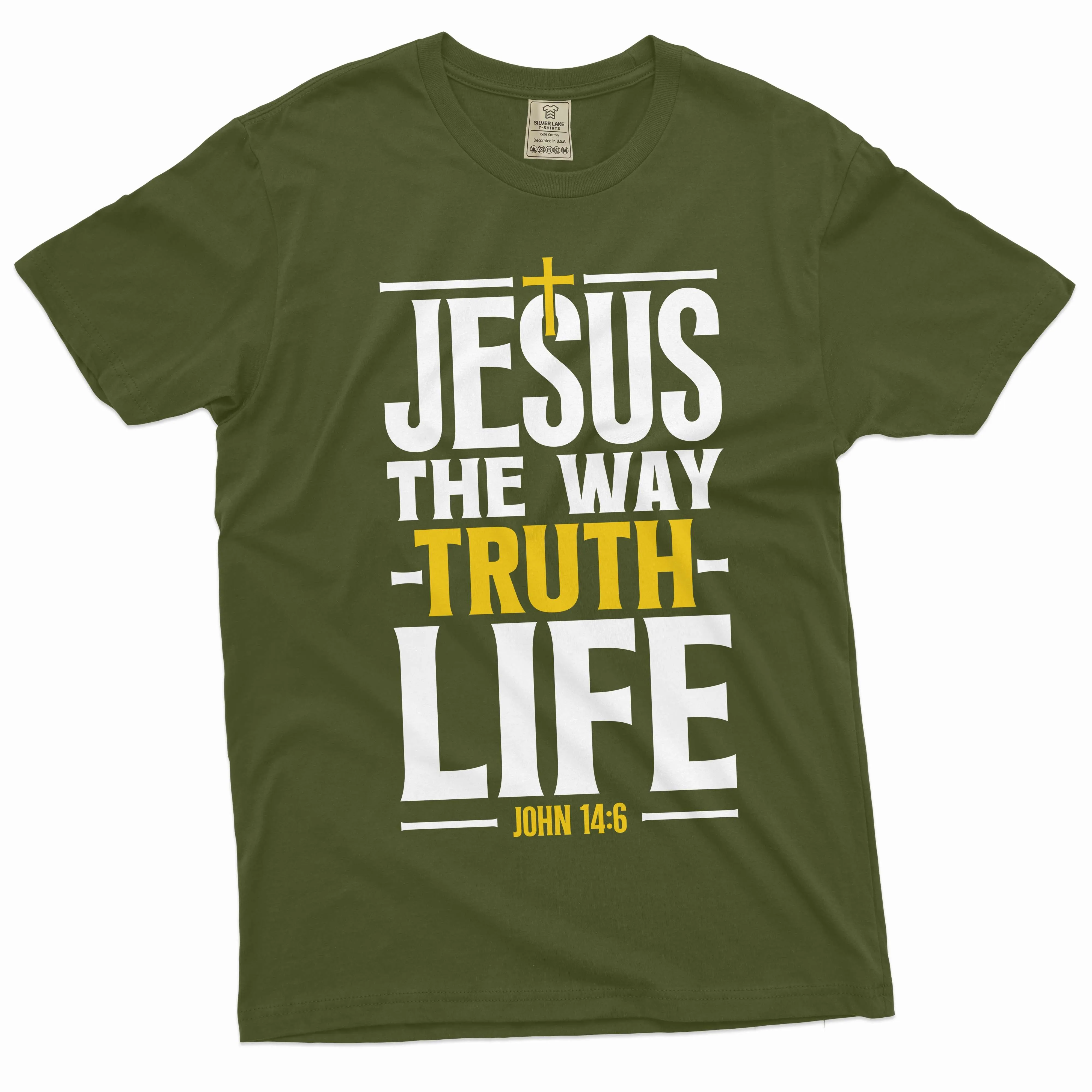 Jesus T-shirt Christian Jesus way truth life tee shirt Church tee shirt Mom grandma dad gift tee