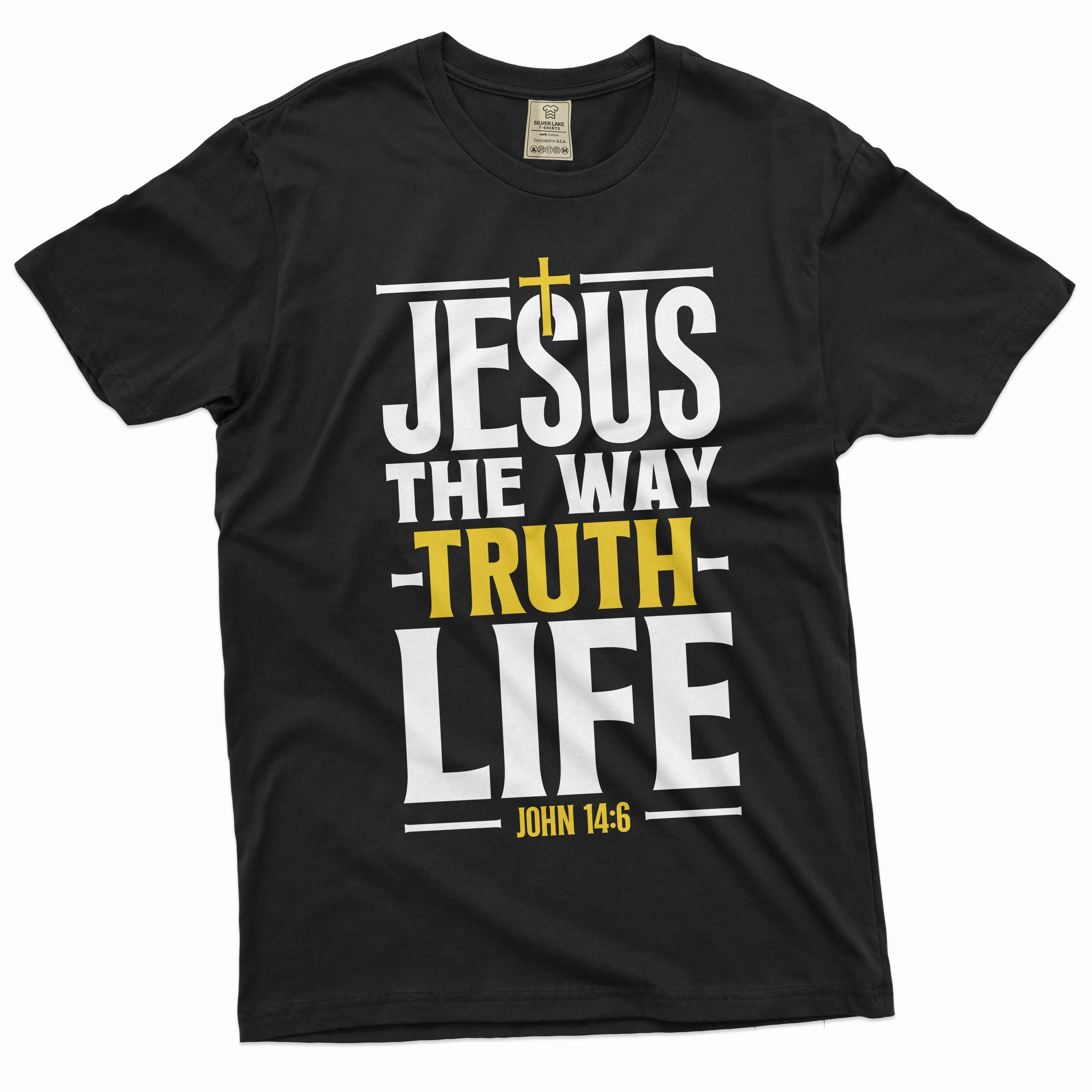 Jesus T-shirt Christian Jesus way truth life tee shirt Church tee shirt Mom grandma dad gift tee