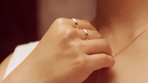 Jill Round Stackable Band Ring