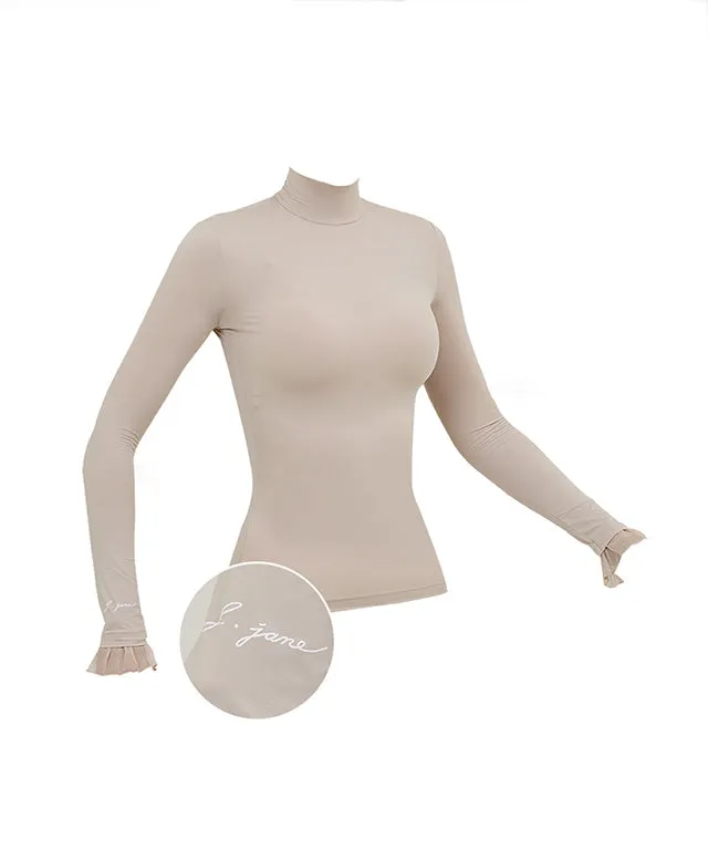J.Jane Slim Fit Inner Cooling T-shirt - Beige