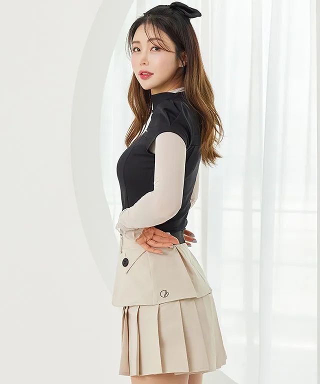 J.Jane Slim Fit Inner Cooling T-shirt - Beige