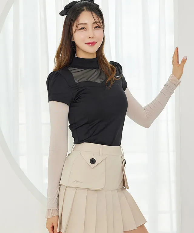 J.Jane Slim Fit Inner Cooling T-shirt - Beige