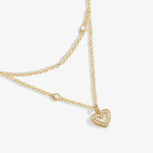 Joma Lumia Heart Gold Necklace