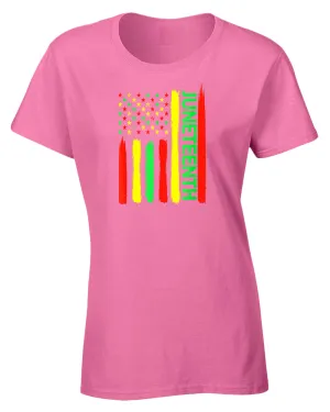 Juneteenth American flag t-shirt