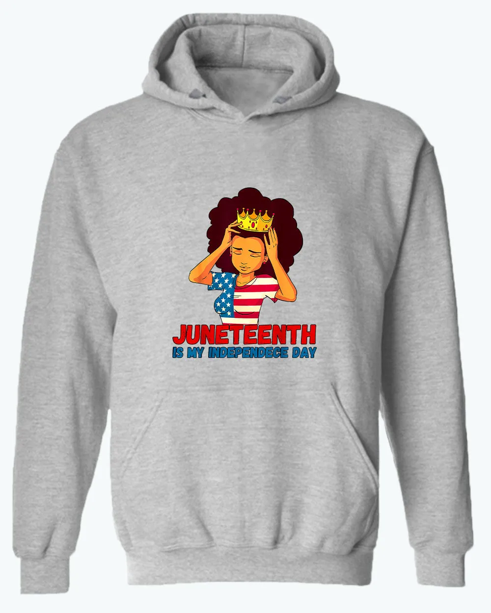 Juneteenth is my independence day women hoodie