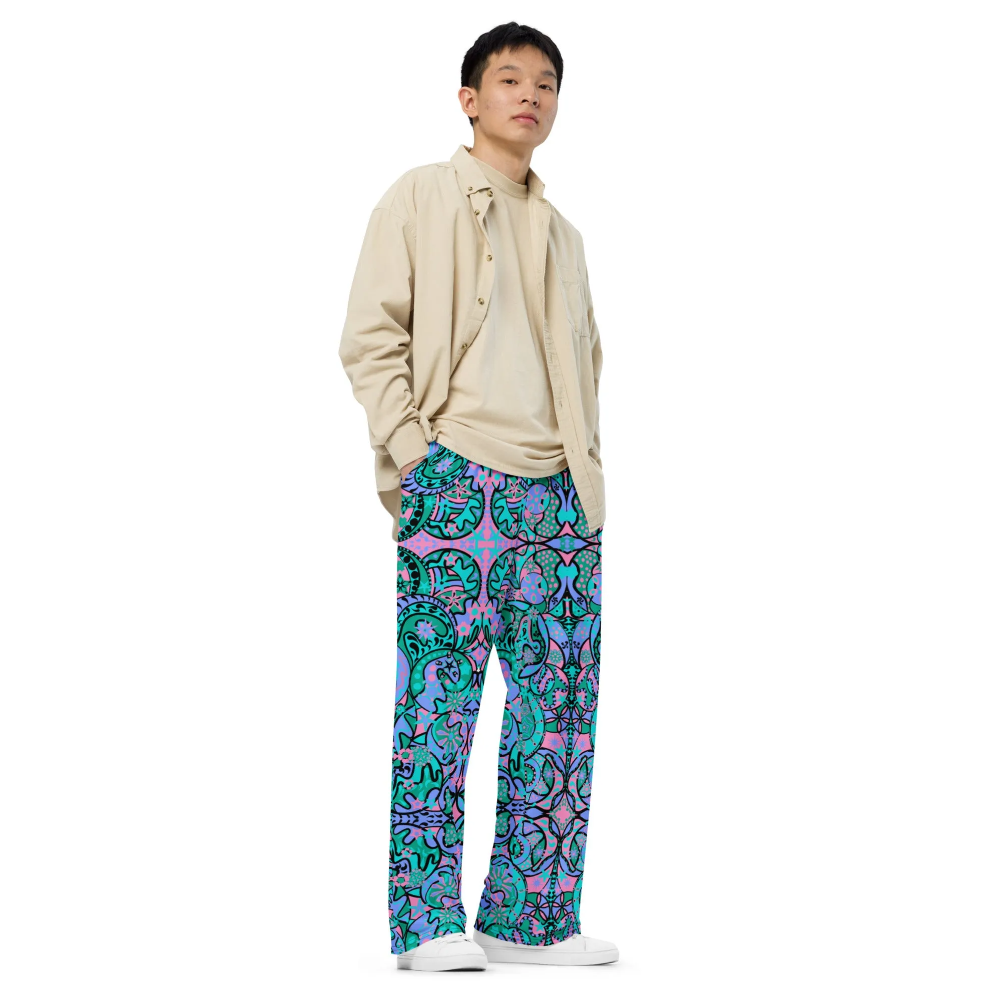 Jungle Fever Party women's lounge  wide-leg pants