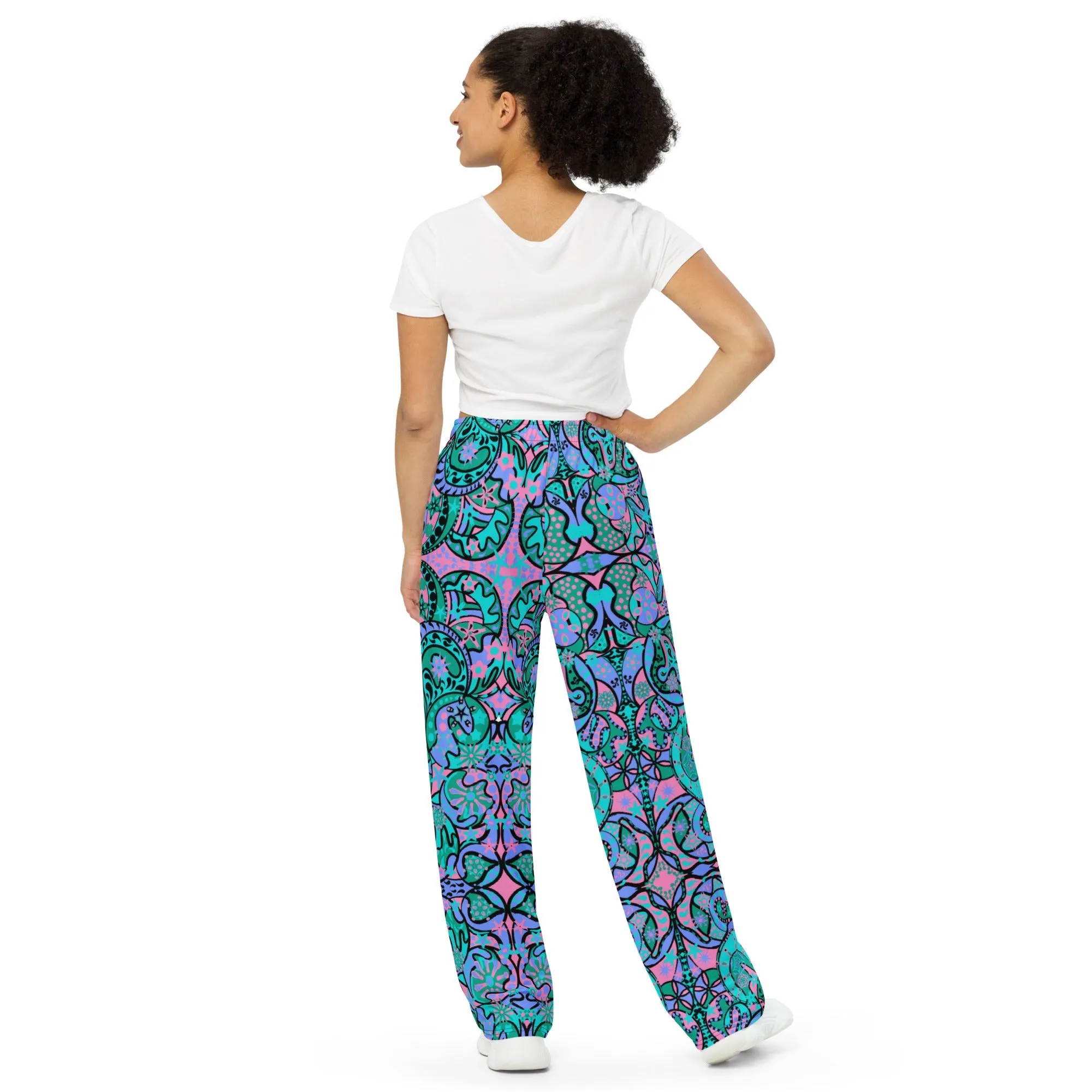 Jungle Fever Party women's lounge  wide-leg pants