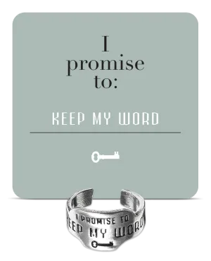 Keep My Word Promise Ring