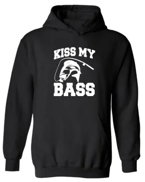 Kiss My BASS, Funny Fishing hoodie