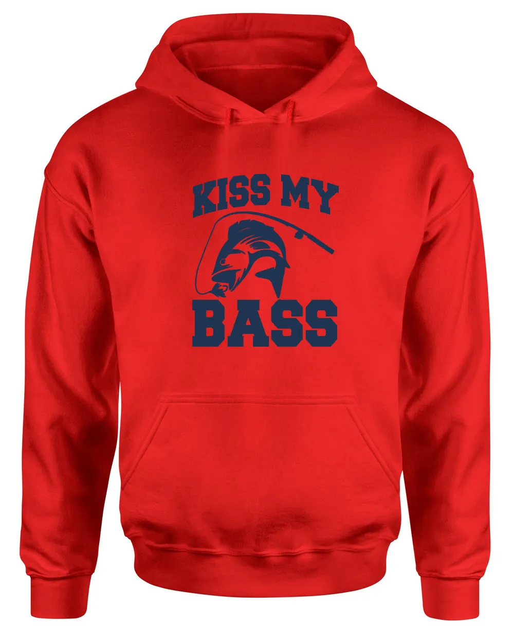 Kiss My BASS, Funny Fishing hoodie