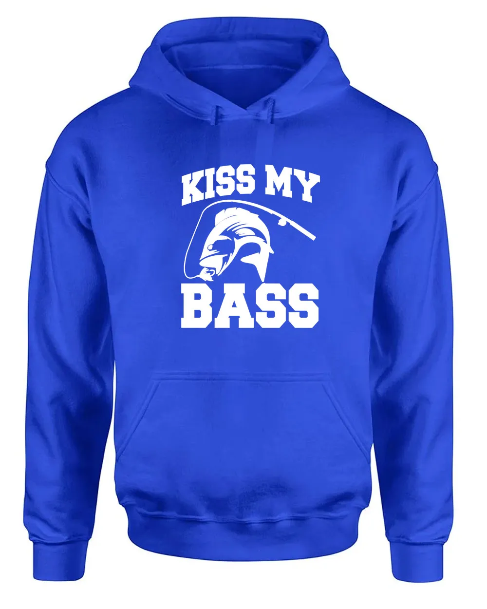 Kiss My BASS, Funny Fishing hoodie
